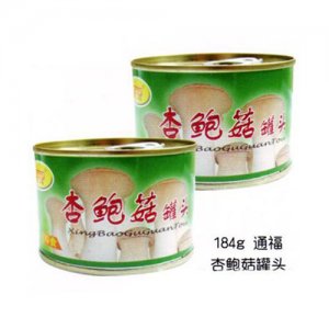 通福杏鮑菇罐頭184g