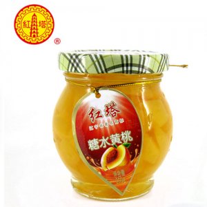 紅塔牌糖水黃桃罐頭200克