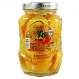 樂萬家糖水壽桃罐頭780g