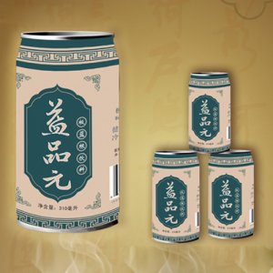 益品元咖啡色灌裝版飲品