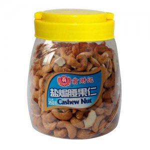 翁財記鹽焗腰果仁罐裝350g