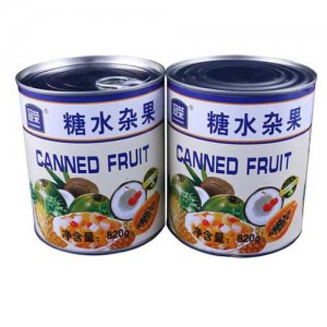 冠榮雜果罐頭罐裝