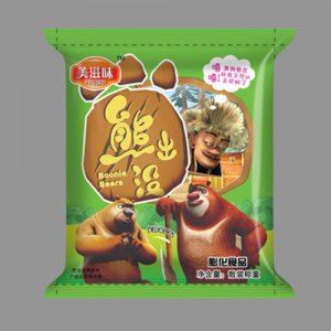 美滋味熊出沒膨化食品綠