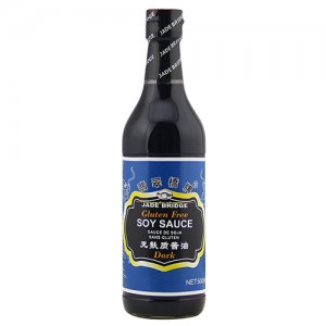 翡翠橋牌無麩質老抽玻璃瓶500ml
