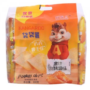 好脆點袋袋薯薯片蜜汁烤翅味