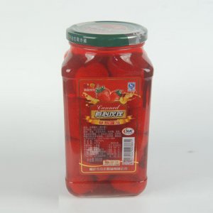真心伙伴草莓罐頭860g