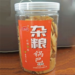 三把刷鍋巴五香味桶裝198g