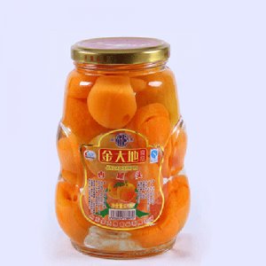 金大地食品杏罐頭