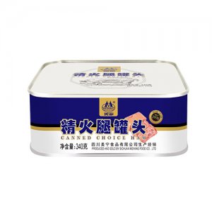 美寧牌精火腿肉罐頭340g