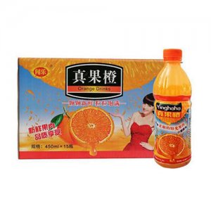 聞樂真果橙果汁450mlx15