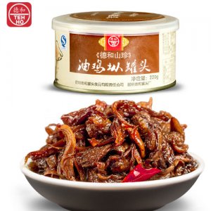 德和油雞樅罐頭220g