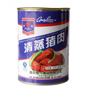 果蓮牌清蒸豬肉