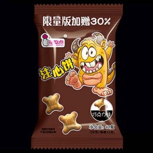 銘吃點注心餅干巧克力味40g
