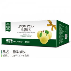 莫莉果園雪梨罐頭大玻璃瓶裝