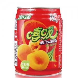 魁牌嘻吸果汁飲品罐頭248g