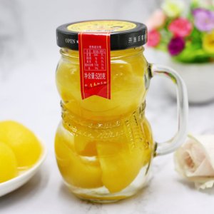 蒙康唐小柚桃罐頭520g