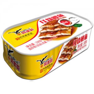 鷹金錢原味紅燒鰻魚罐頭100克