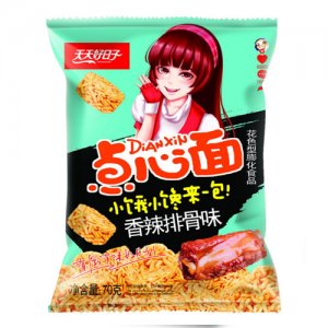 天天好日子香辣排骨味點心面70克