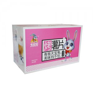 大寶兔烤薯片平頂粉色