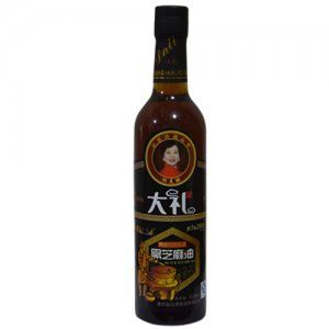 金達萊黑芝麻油428ml