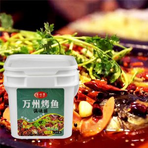 堡味堡萬州烤魚調味醬4.5kg