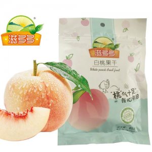 滋多多白桃果干65g