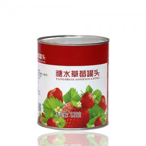 冰花糖水草莓罐頭
