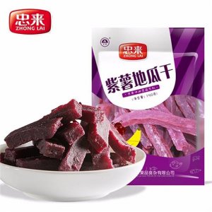 忠來紫薯地瓜干150g