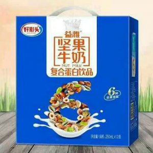 好彩頭益雅堅果牛奶復合蛋白飲品禮盒裝250mlx12盒