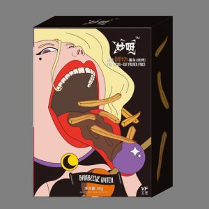 妙呀邪惡鮮切薯條燒烤味60g