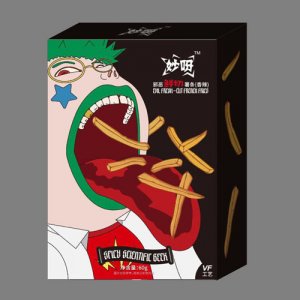 妙呀邪惡鮮切薯條香辣味60g