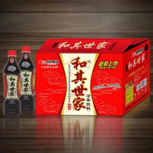 和其世家涼茶飲料紙箱紅