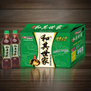 和其世家羅漢果涼茶飲料紙箱綠
