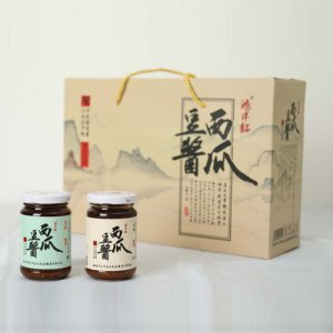 鴻洋紅西瓜豆醬罐裝箱裝