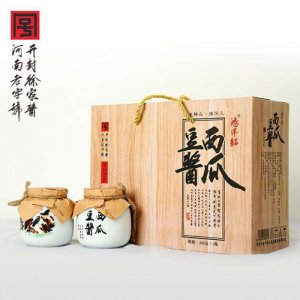 鴻洋紅西瓜豆醬箱裝300gx4瓶