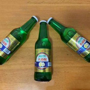 都市果吧大白梨汽水瓶