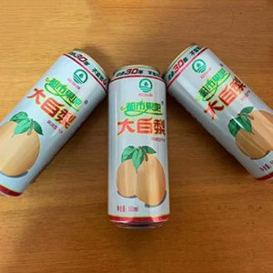 都市果吧大白梨汽水500ml
