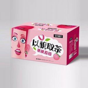 祖傳磨坊桃桃荔枝果汁茶500mlx15