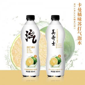 美奇士卡曼橘味蘇打氣泡水480ml
