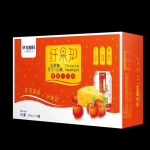 纖果知芝士+山楂乳酸菌果蔬汁飲品箱裝320mlx20罐