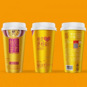 柚見茶君紅柚百香果茶飲料