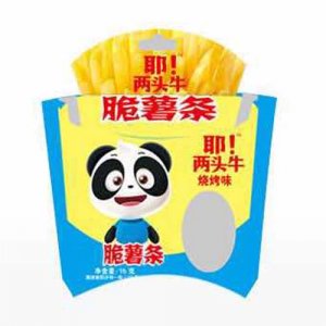 耶！兩頭牛脆薯條燒烤味15g