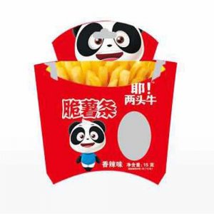 耶！兩頭牛脆薯條香辣味15g