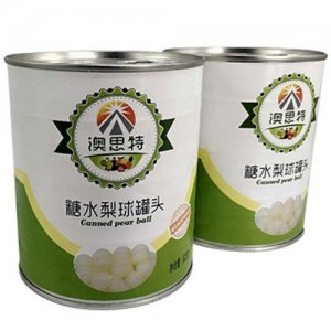 澳思特梨球罐頭