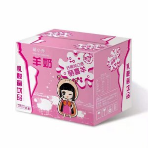萌小喬羊奶乳酸菌飲品箱裝15瓶