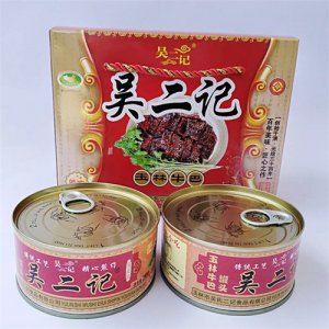 吳二記牛肉罐頭200g