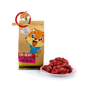舔嘴巴草莓干