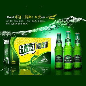 樂冠清爽8度啤酒