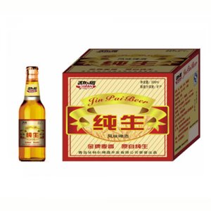 勁派金純生瓶裝啤酒