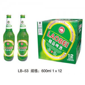 嶗貝精品啤酒600ml